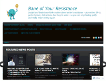 Tablet Screenshot of baneofyourresistance.com